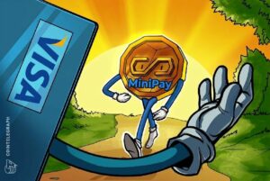أوبرا تطلق بطاقة خصم فيزا من MiniPay لإنفاق العملات المستقرة