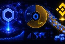 Chainlink يُصدر إشارة نادرة مع تركيز 66% من المعروض في بورصة Binance