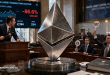 نشاط حيتان الإيثريوم (ETH) يهبط 86.6%: كم يبعد كسر حاجز 2000 دولار؟