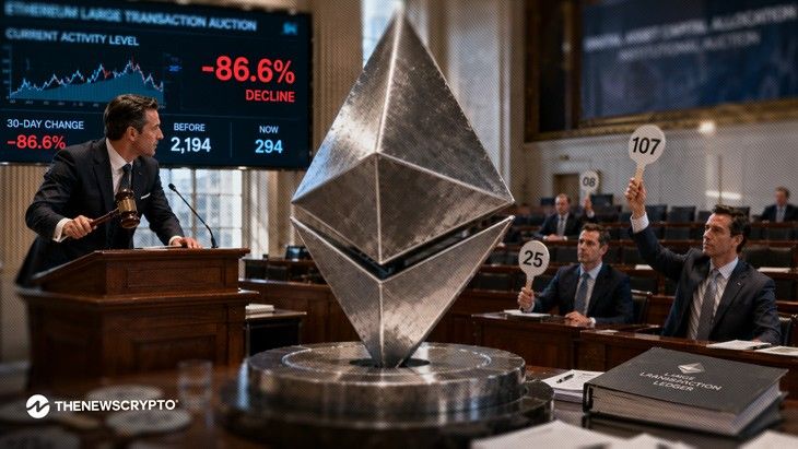 نشاط حيتان الإيثريوم (ETH) يهبط 86.6%: كم يبعد كسر حاجز 2000 دولار؟