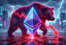 سعر إيثريوم ينهار إلى 1,840 دولارًا وسط ضغوط بيعية لا هوادة فيها