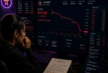 إيثيريوم تحت الضغط بعد خسائر أسبوعية بخطين مزدوجين