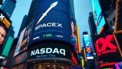 ارتفاع سهم سبيس إكس بنسبة 19% في أولى جلسات ناسداك، وتجاوز القيمة السوقية حاجز 2 تريليون دولار