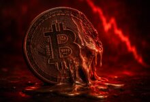 بيتكوين يهبط لأدنى مستوى في 4 أشهر مع تصفية 1.85 مليار دولار تهز السوق