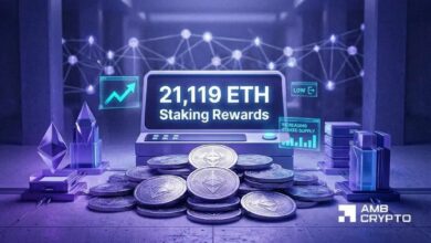 انخفاض بنسبة 30% في 30 يومًا، لكن مكافآت التخزين في Sharplink تتجاوز 21 ألف إيثيريوم – ما الذي يحدث؟