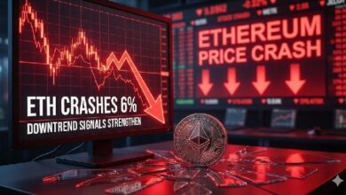 انخفاض سعر إيثريوم قد لا ينتهي—مستويات دون 1,700 دولار تلوح في الأفق