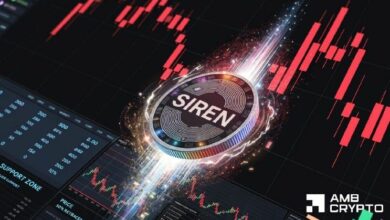 عنوان مترجم: "SIREN تعيد اختبار دعم حاسم بعد انخفاض 26% – ماذا ينتظرنا؟"