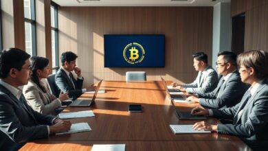 **شينهان تنضم لتحالف مصرفي منافس لمناقشة عملة الون المستقرة، مما يشعل المنافسة القطاعية**