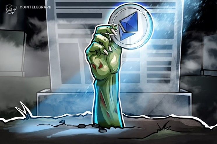 حوت إيثريوم راهن على انهيار أكتوبر 2025 يفتح مركز بيع بقيمة 19.7 مليون دولار