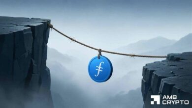 فايلكوين: انهيار FIL دون 0.80 دولار يشير إلى تحول كبير
