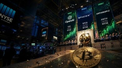 بيتكوين يواجه اختبار وول ستريت مع موجة اكتتابات الذكاء الاصطناعي العملاقة التي تستهدف نفس رأس المال