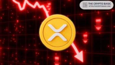 حوت XRP يتكبد 28 مليون دولار تصفية مع انزلاق الرمز نحو دولار واحد