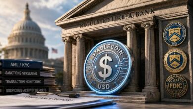 تنظيم العملات المستقرة يحوِّل المصدرين إلى بنوك شبه تقليدية ويرفع حاجز الدخول أمام اللاعبين الصغار