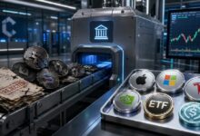 التطبيق القاتل للعملات الرقمية قد يكون بيع الأسهم بعد فشل رموزها في التجزئة