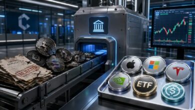 التطبيق القاتل للعملات الرقمية قد يكون بيع الأسهم بعد فشل رموزها في التجزئة