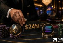 حوت عملاق يراهن بـ24 مليون دولار على سولانا وإيثريوم: هل الألتكوين على وشك الانطلاق؟