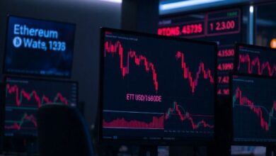 مع تفاقم موجة البيع في العملات الرقمية، إيثريوم يخرج من قائمة أفضل 100 أصل عالمي