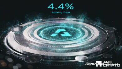 توقعات سعر ALGO – هل يستطيع إغراء الـ 4.4% للتخزين في Algorand هزم نموذج الإسفين الهابط؟