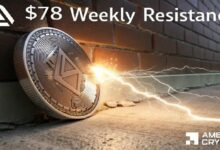 توقعات سعر AAVE – هل سيهبط إلى 50 دولارًا بعد الرفض عند مستوى 78 دولارًا؟