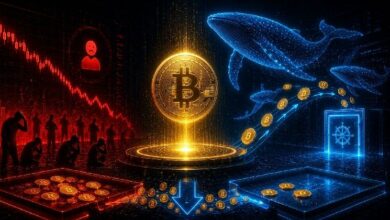 الحيتان تشتري انخفاض 60 ألف دولار بينما يستسلم الأفراد – أكثر من 11,000 بيتكوين تغادر البورصات