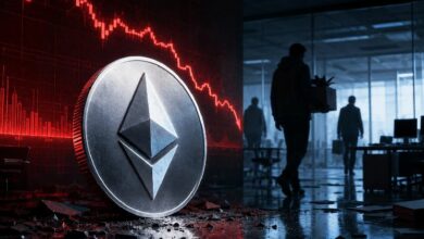 توقع سعر إيثريوم: ETH يهبط بعد أن قلصت مؤسسة إيثريوم 20% من موظفيها