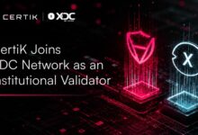 **CertiK ينضم إلى شبكة XDC كمدقق رئيسي مؤسسي**