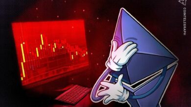 عملة Tether المستقرة تتجاوز إيثر من حيث القيمة السوقية مع انهيار ETH إلى 1500 دولار