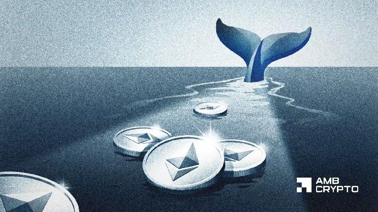 حوت إيثيريوم خامل يبيع 10 آلاف ETH – أرباح الصفقات القصيرة تصل إلى 5.8 مليون دولار