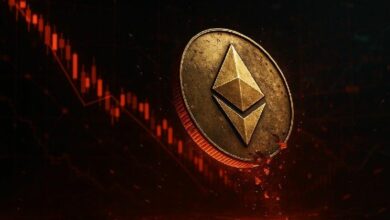 عنوان اليوم لإيثريوم: خوف شديد عند 17، وانهيار وشيك نحو 1,500 دولار