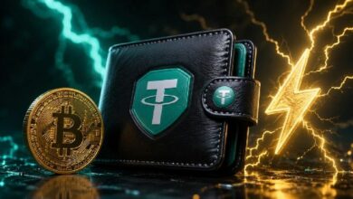 محفظة Tether تدعم شبكة Lightning في الإصدار 1.4
