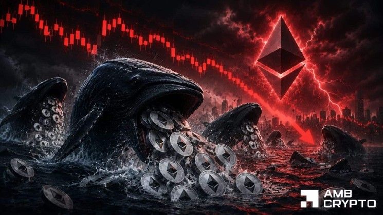 حيتان الإيثيريوم تبيع 19,441 ETH – هل يستطيع المضاربون على الصعود الدفاع عن دعم 1,500 دولار؟