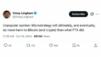 فيني لينغهام يتوقع أن يسبب سايلور ضررًا للبيتكوين أكثر من FTX.. والآن يشرح السبب