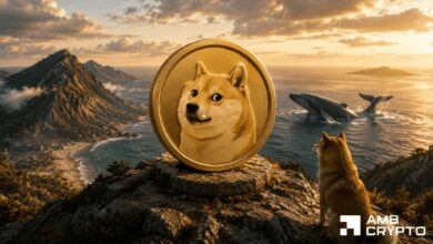**هل اشترت حيتان Dogecoin 240 مليون DOGE في أسبوع؟ هل تشكل القاع أخيرًا؟**