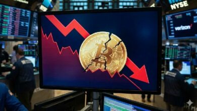 سعر البيتكوين يتأرجح على الحافة وسط ترقب الدببة لانهيار جديد