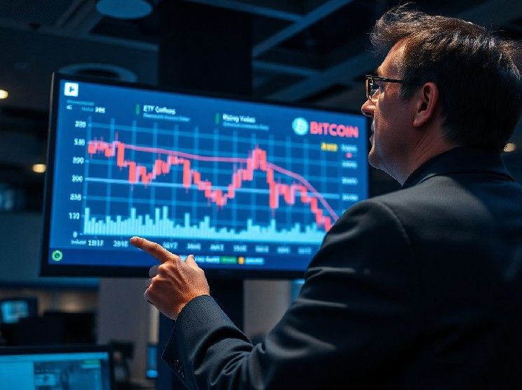 انزلاق البيتكوين: بيتفينكس يشير إلى تدفقات صناديق الاستثمار المتداولة الخارجة، تقليل الرافعة المالية، ومخاوف أسعار الفائدة