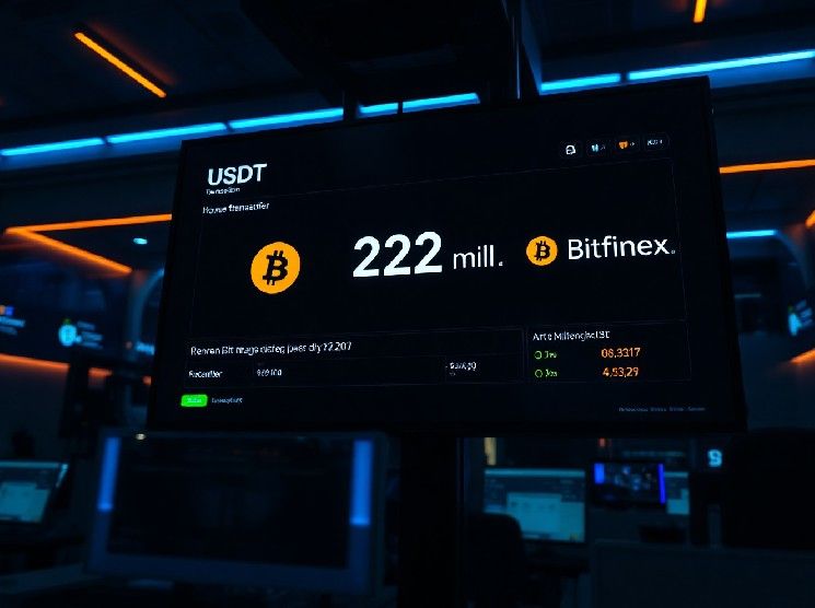 تنبيه الحيتان: تحويل 233 مليون دولار من عملة USDT من RenrenBit إلى Bitfinex في صفقة واحدة