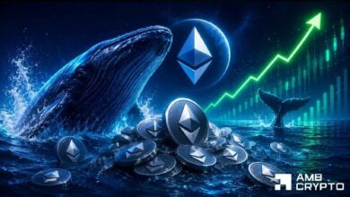 حيتان الإيثيريوم تضخ 20.6 مليون دولار في ETH – هل 2,000 دولار في المتناول؟