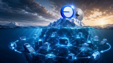 إيثريوم تفقد هيمنتها على المدفوعات المشفرة مع تحويل Base 565 مليار دولار من العملات المستقرة