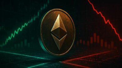 سعر إيثريوم اليوم عند 1,768 دولارًا: خوف شديد يصطدم بمقاومة 1,805 دولار