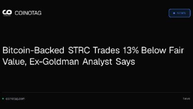 عوائد STRC المدعومة بالبيتكوين تتداول بأقل من قيمتها العادلة بنسبة 13%، وفقًا لمحلل سابق في غولدمان ساكس