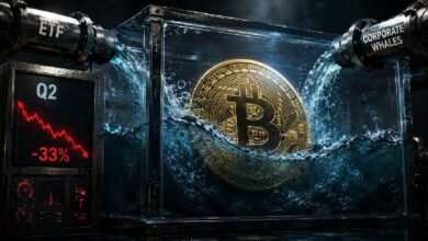 بيتكوين يبدأ النصف الثاني من العام في سوق هابطة مع اختبار حاسم عند 100 ألف أو 50 ألف دولار بفعل صناديق الاستثمار المتداولة والفيدرالي واستراتيجية