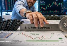 إيثريوم (ETH) يواجه اختبارًا حاسمًا عند 1,750 دولارًا: هل يتمكن المشترون من استمرار التعافي؟