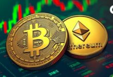إيثيريوم/بيتكوين يختبر مقاومة أربع سنوات مع ارتفاع نسبة النحاس إلى الذهب