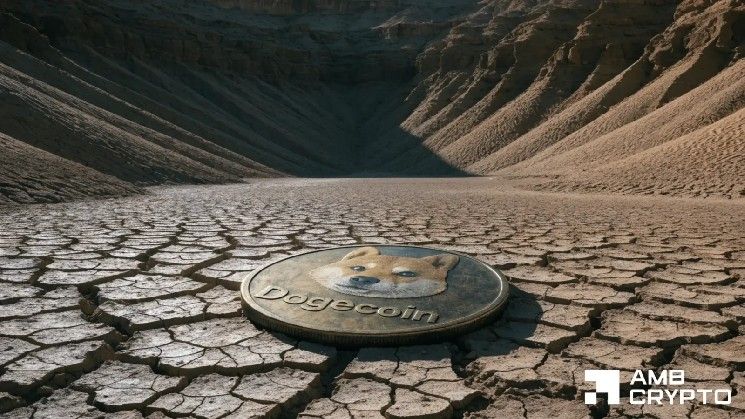 دوجكوين يواجه ضغطًا بيعيًا مستمرًا يثقل كاهل السعر مع فائض في العرض