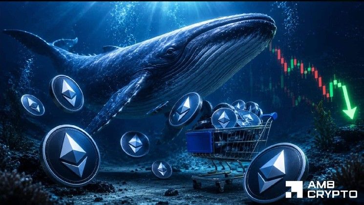 إيثريوم يهبط إلى 1.7 ألف دولار – هل سيساعد تحرك حوت بقيمة 153 مليون دولار في انتعاش ETH؟