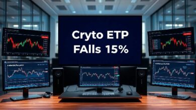 **أصول صناديق العملات الرقمية المتداولة تهبط 15% إلى 140 مليار دولار، مع بقاء حيازات البيتكوين قرب مستويات قياسية**