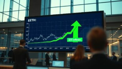 صناديق الاستثمار المتداولة الفورية لإيثريوم تواصل تدفقاتها بـ38 مليون دولار في 20 يوليو بقيادة بلاك روك