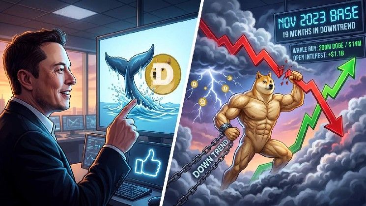 دعم ماسك وشراء الحيتان: هل يستطيع دوجكوين كسر اتجاهه الهابط؟
