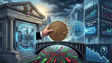 الحكومة الأمريكية تحوّل 8.8 مليون دولار من البيتكوين إلى كوينبيز—هل تقترب موجة بيع ضخمة لـ BTC؟