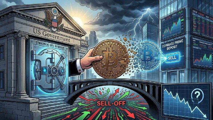 الحكومة الأمريكية تحوّل 8.8 مليون دولار من البيتكوين إلى كوينبيز—هل تقترب موجة بيع ضخمة لـ BTC؟